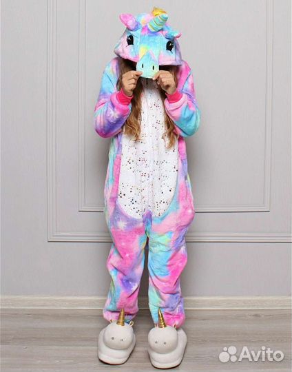 Пижама кигуруми единорог