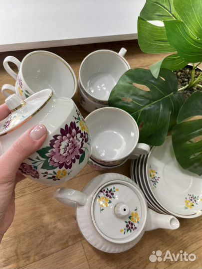 Чайный сервиз. Новый, 14 предметов
