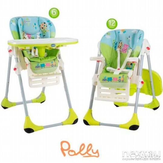 Стульчик для кормления chicco polly