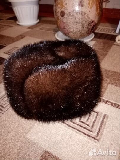 Норковая шапка мужская