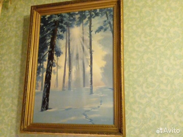 Картина маслом на холсте пейзаж