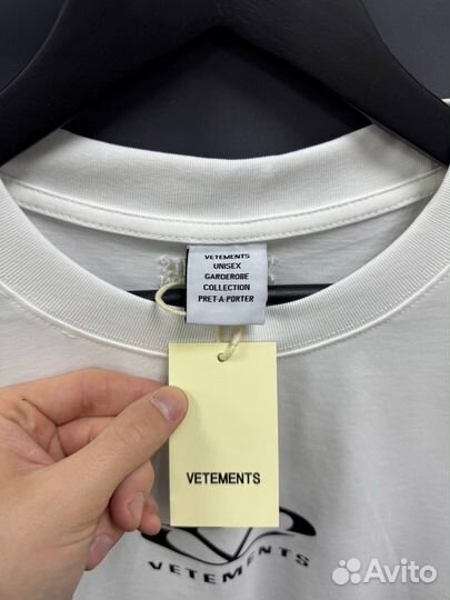 Футболка оверсайз vetements (новая коллекция)