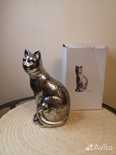 Статуэтка кошка со стразами