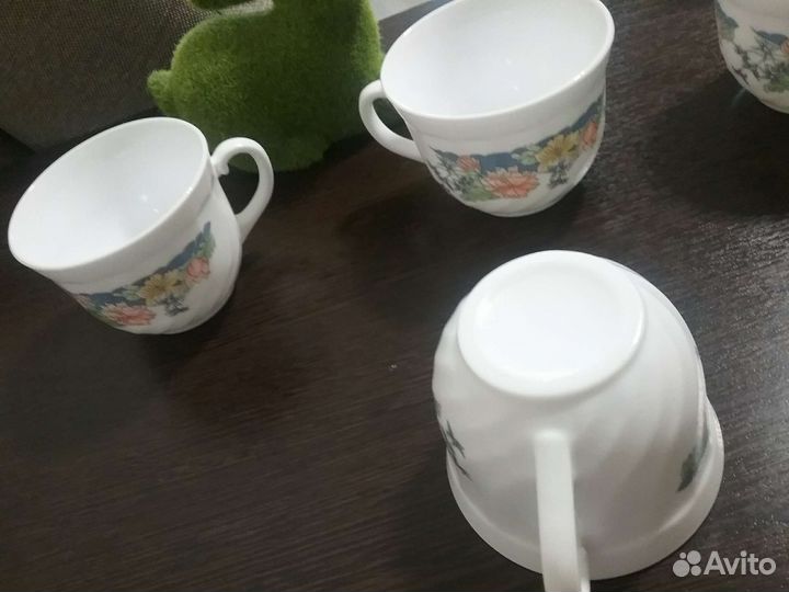 Сервиз Luminarc (Arcopal) Франция, чашки+тарелки