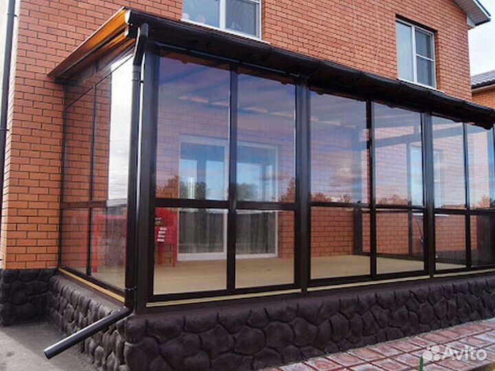 Остекление домов от производителя под ключ