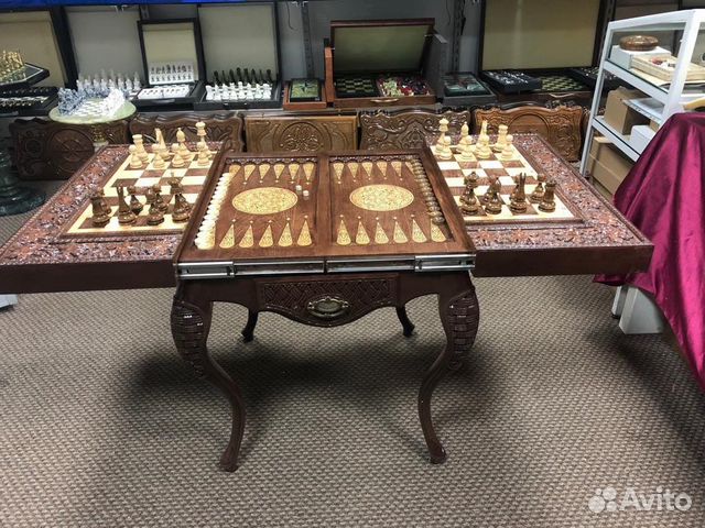 Шахматный стол/ стол нарды/ 3в1