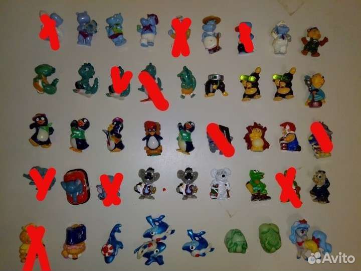 Фигурки киндер сюрприз и киндер макси