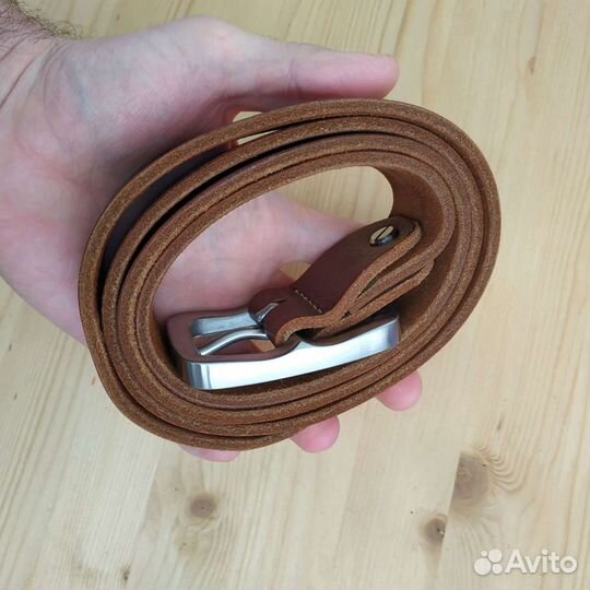 Ремень мужской кожаный