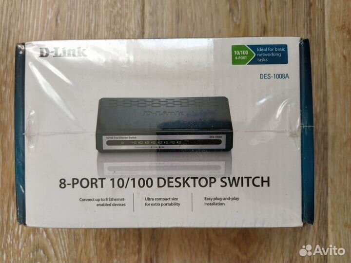 Сетевой коммутатор D-Link des1008a