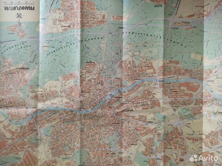 Франкфурт карта открытки