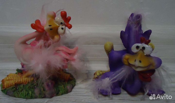 Статуэтки птички смешные