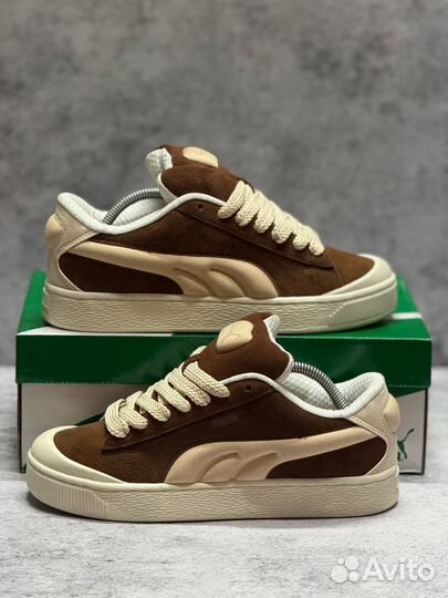 Puma Suede XL Crush Preserves Brown Mushroom