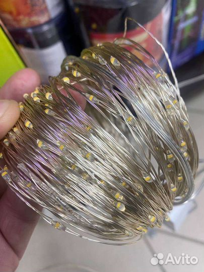 Гирлянда нить роса