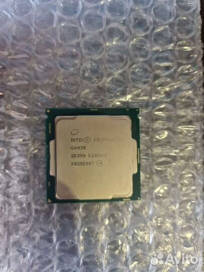 Intel celeron g4930 3.2 Ghz новый
