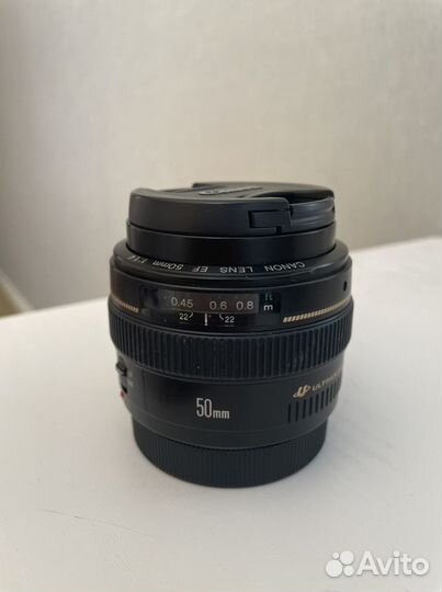 Объектив canon 50mm 1 4
