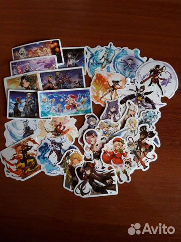 Наклейки Genshin Impact