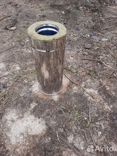 Сэндвич 0,5м (430/0,8мм + нерж.) D 115х200 Ferrum