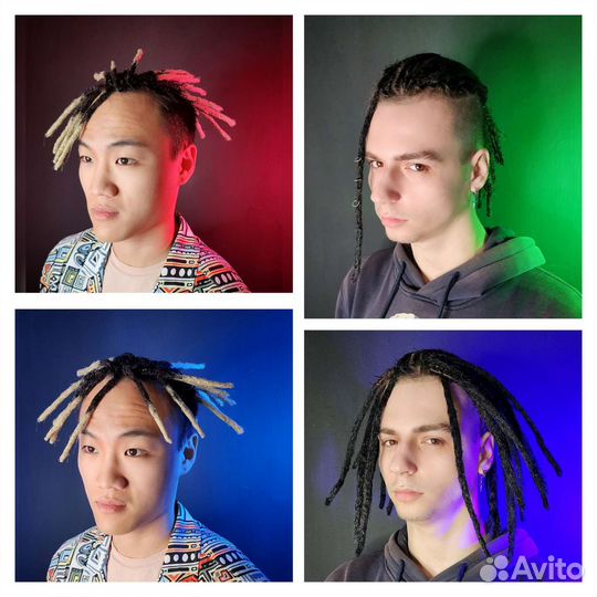 Натуральные дреды, де дреды, косы