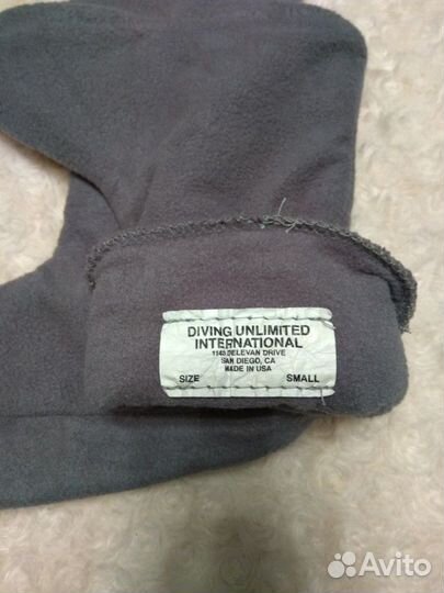 Утеплитель носки флис S дайвинг