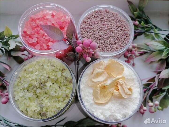 Коктейль, соль для ванны ручной работы