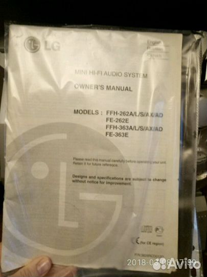 Отличный музыкальный центр LG