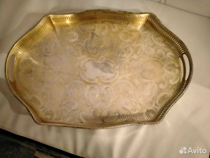 Поднос. Серебрение