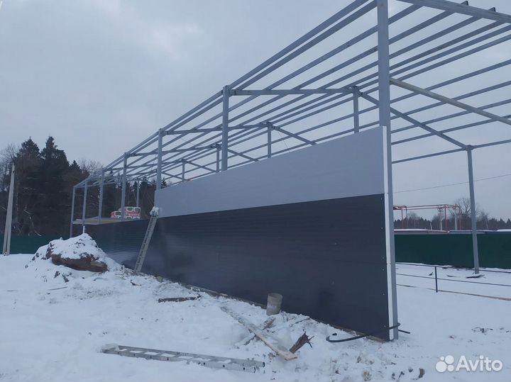 Ангар, каркас ангара