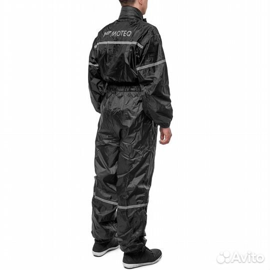Мотокуртка Moteq Дождевик-bublle-DOG black