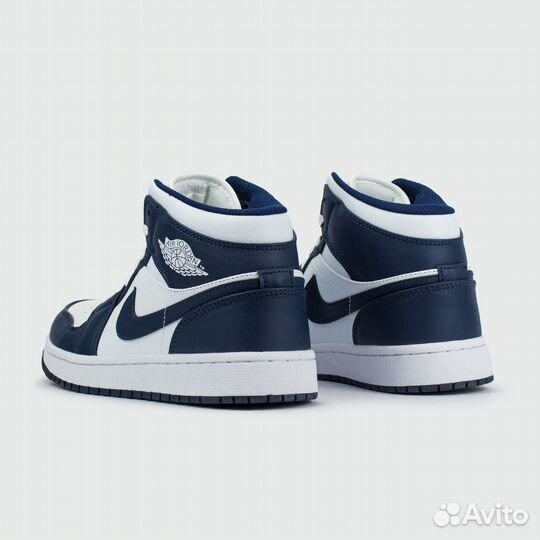 Nike Air Jordan 1 White / Metallic Gold / Obsidian