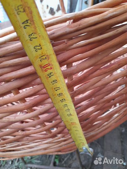 Корзина плетеная большая