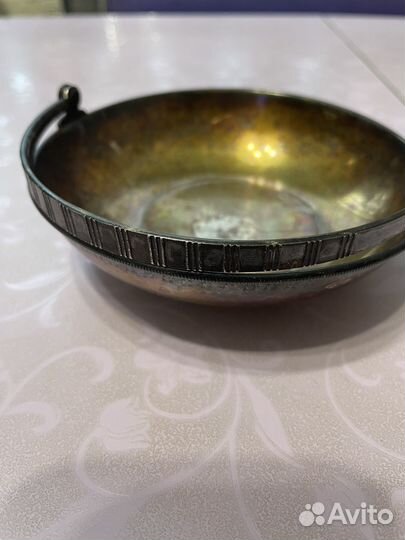 Конфетница мельхиор СССР