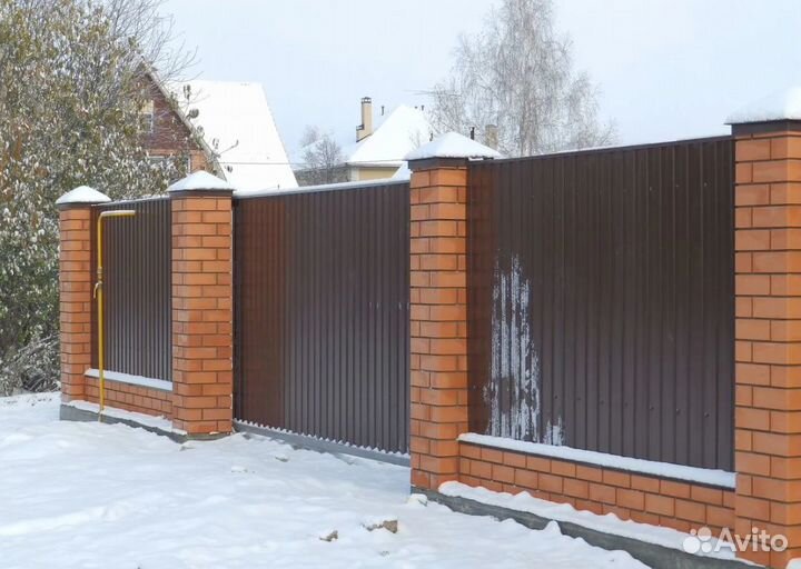 Откатные ворота с установкой Пенза