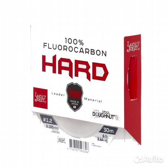 Леска lucky john Fluorocarbon Hard 30 м. - разрывн