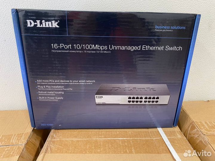 Коммутатор D-Link DES-1016D/H1A