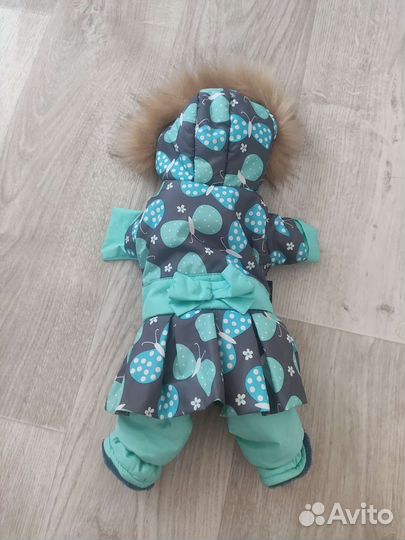 Зимний комбинезон для маленьких собак