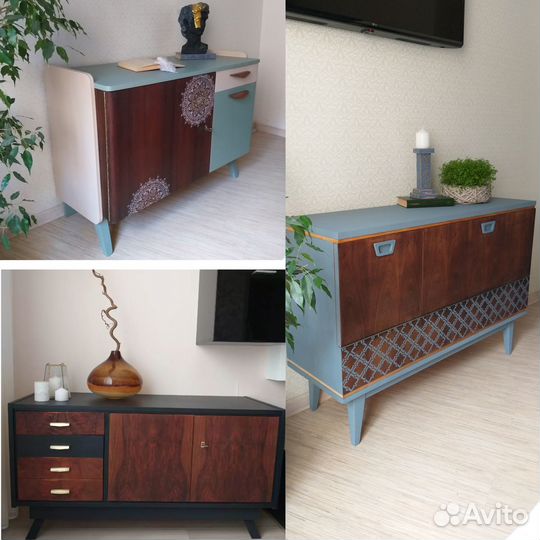 Перекраска, редизайн мебели, дверей