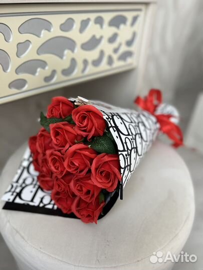 Мыльные розы, букеты к 1 сентября