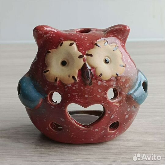 Подсвечник керамический «Мудрая сова»