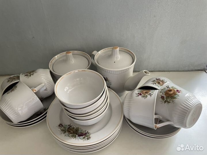 Сервиз фарфоровый южноуральский