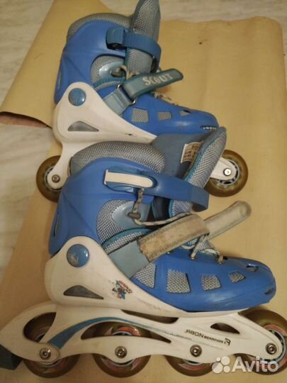 Роликовые коньки раздвижные 34-37