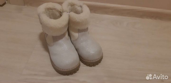 Теплые полусапожки детские