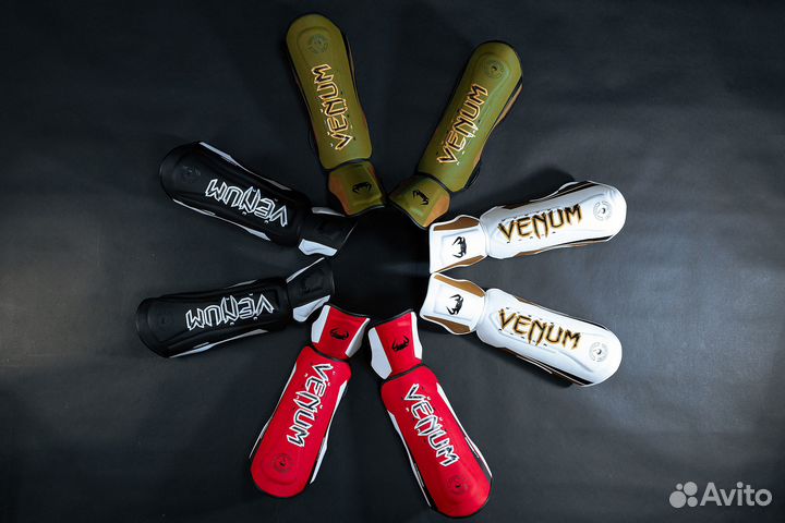 Защита ног (голени и стопы) Venum Green