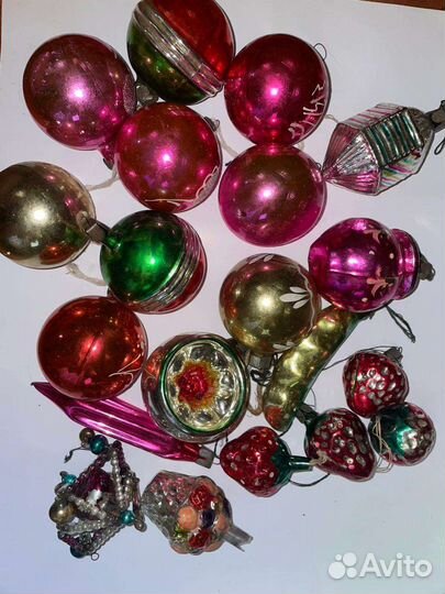 Елочные игрушки СССР