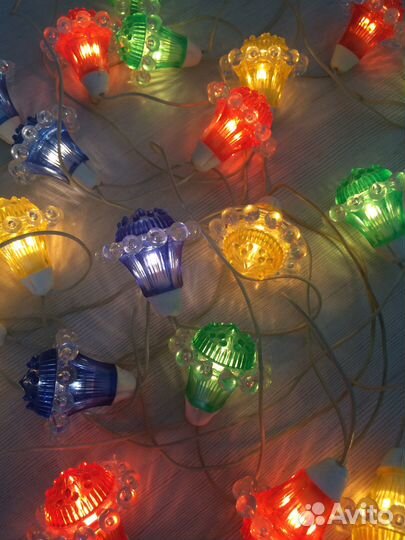 Елочная гирлянда СССР