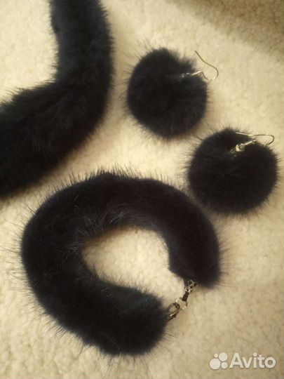 Комплект из меха норки на заказ