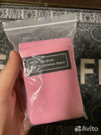 Фитнес резинка тканевая