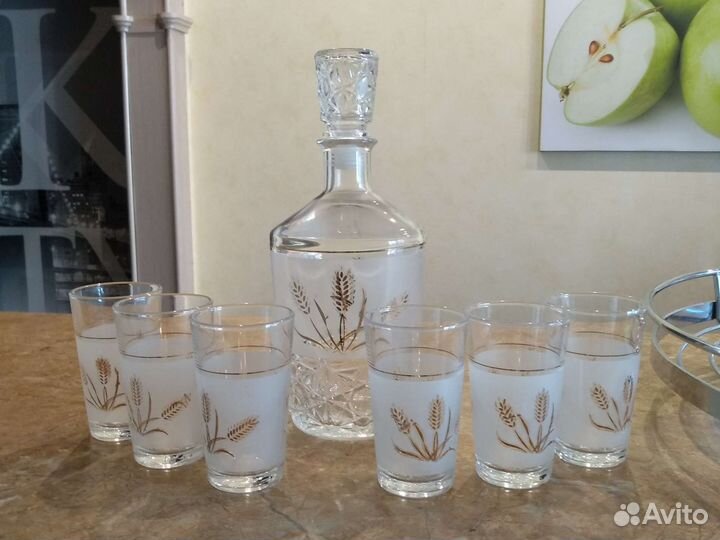 Графин и стопки комплект водочный Польша
