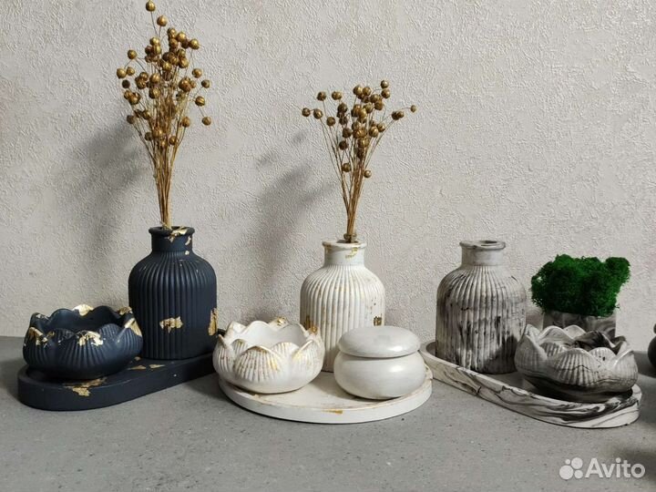 Набор из гипса, ручная работа