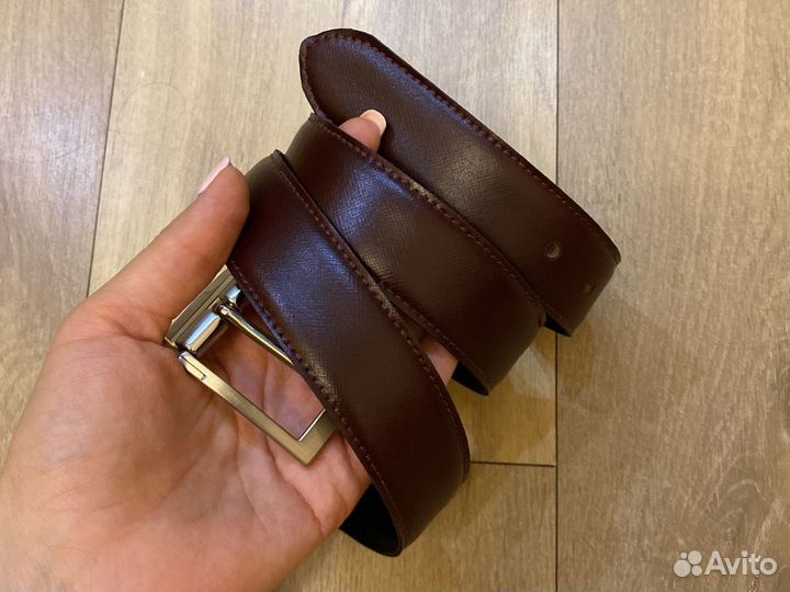 Двусторонний кожаный ремень Reiss Англия