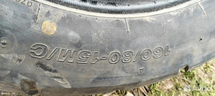 Комплект резины на чопер Bridgestone